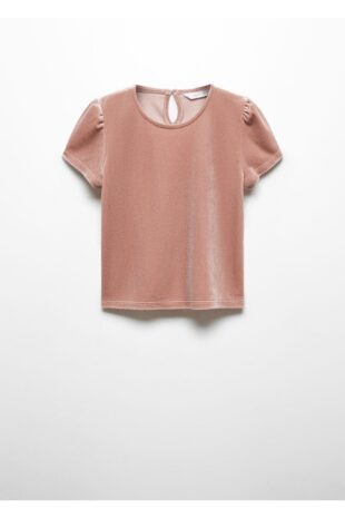 تی شرت منگو صورتی دخترانه مانگو 57039090