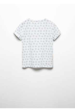 تی شرت منگو سفید دخترانه مانگو 67030418