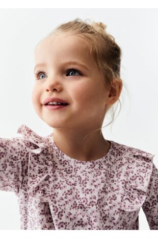 تی شرت منگو بنفش دخترانه مانگو 67030667