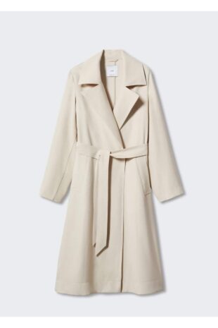 پالتو منگو خاکستری زنانه مانگو 47095841