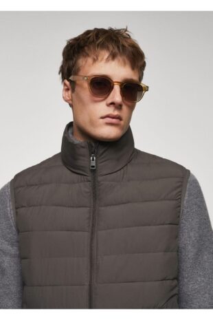 جلیقه منگو بنفش مردانه مانگو 67030619