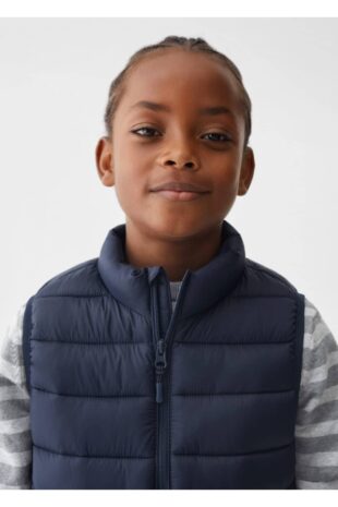 جلیقه منگو لاجورد پسرانه مانگو 67042010