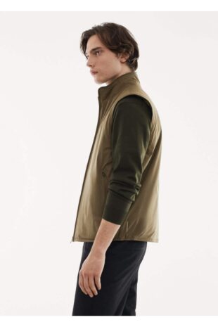 جلیقه منگو خاکی مردانه مانگو 67070618