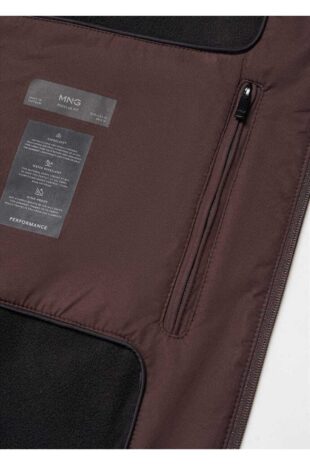 جلیقه منگو خاکستری مردانه مانگو 67070618