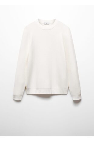 بافت سفید مردانه مانگو 67010652