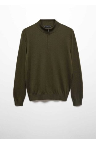 بافت خاکی مردانه مانگو 67010658