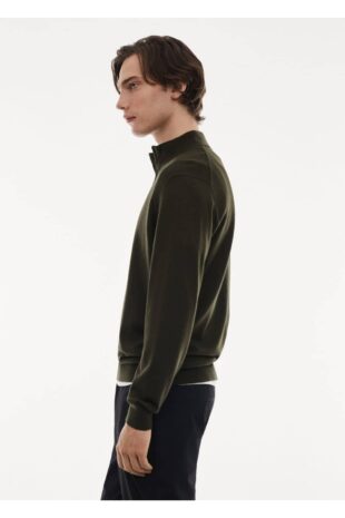 بافت خاکی مردانه مانگو 67010658