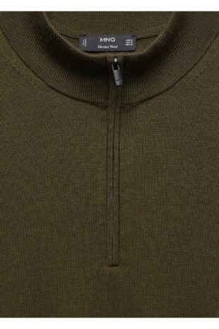 بافت خاکی مردانه مانگو 67010658