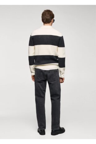 بافت سفید مردانه مانگو 67090642