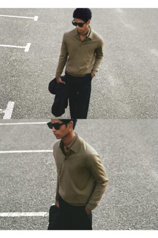 بافت سبز مردانه مانگو 67000659