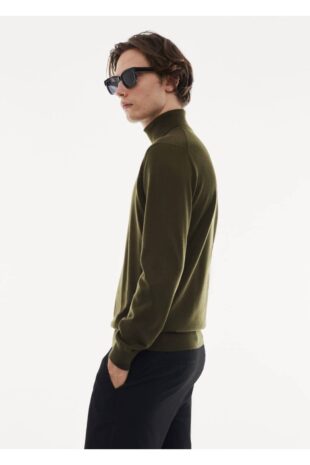 بافت خاکی مردانه مانگو 67000660