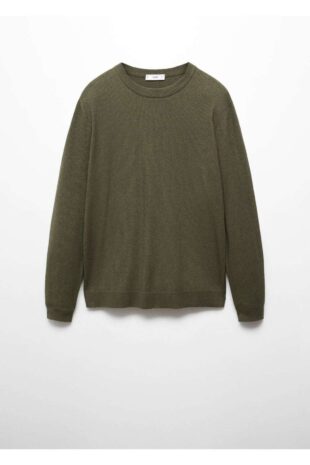 بافت خاکی مردانه مانگو 67010651