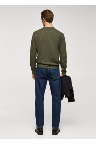 بافت خاکی مردانه مانگو 67010651