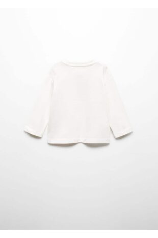 تی شرت سفید دخترانه مانگو 67003705