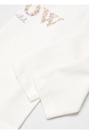 تی شرت سفید دخترانه مانگو 67003705