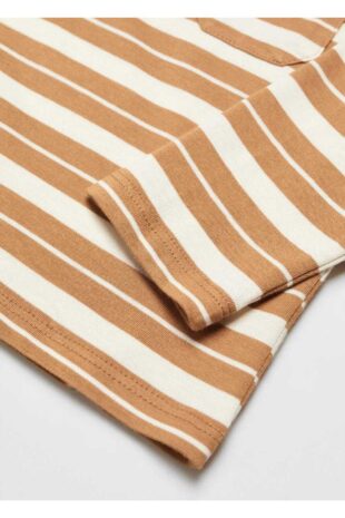 تی شرت زرد پسرانه مانگو 67013270