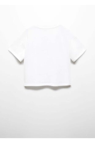 تی شرت سفید دخترانه مانگو 67003714