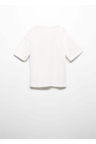 تی شرت سفید پسرانه مانگو 67020661