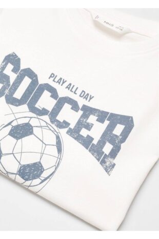 تی شرت سفید پسرانه مانگو 67020661