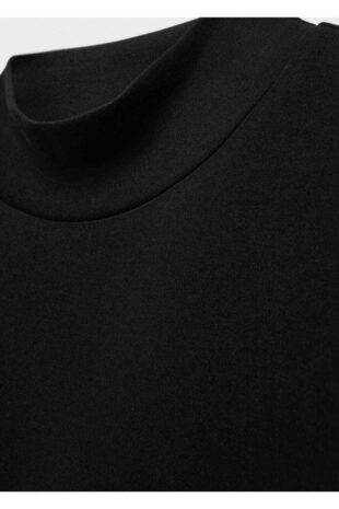 تی شرت سیاه مردانه مانگو 67030442