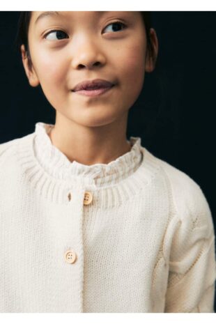 ژاکت بژ دخترانه مانگو 67092919