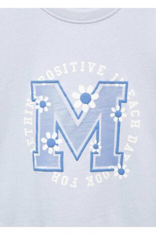 سویشرت آبی دخترانه مانگو 67013689