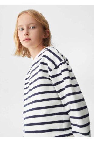 سویشرت لاجورد دخترانه مانگو 67013691