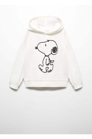 سویشرت سفید دخترانه مانگو 67013693