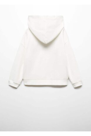 سویشرت سفید دخترانه مانگو 67013693