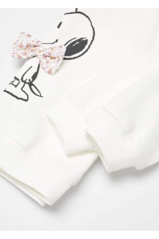 سویشرت سفید دخترانه مانگو 67013694