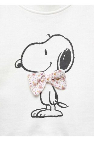 سویشرت سفید دخترانه مانگو 67013694