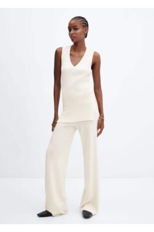 شلوار اکرو فاق نرمال زنانه مانگو 57057720