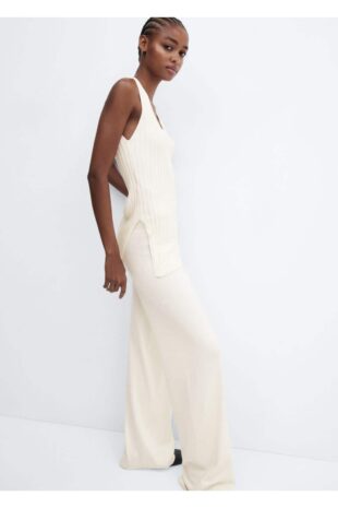 شلوار اکرو فاق نرمال زنانه مانگو 57057720