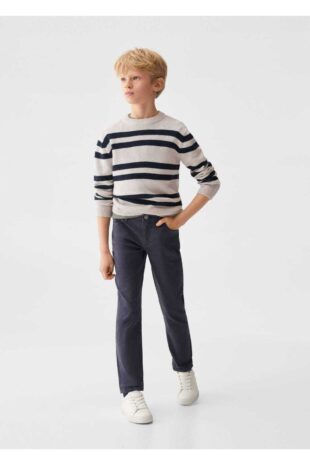 شلوار لاجورد فاق نرمال پسرانه مانگو 67052531