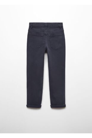 شلوار لاجورد فاق نرمال پسرانه مانگو 67052531