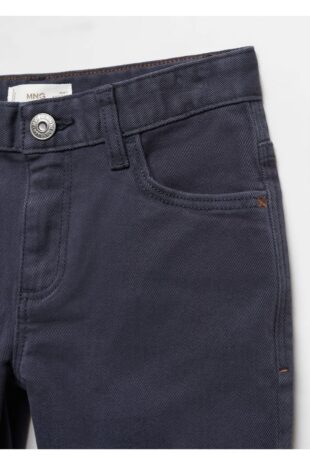 شلوار لاجورد فاق نرمال پسرانه مانگو 67052531
