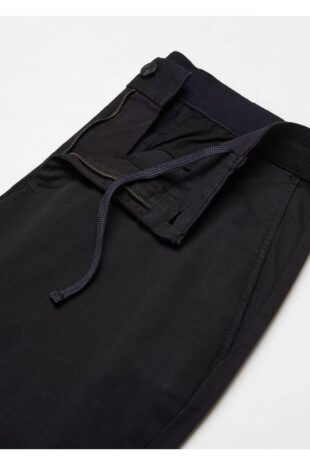شلوار سیاه فاق نرمال مردانه مانگو 67000637
