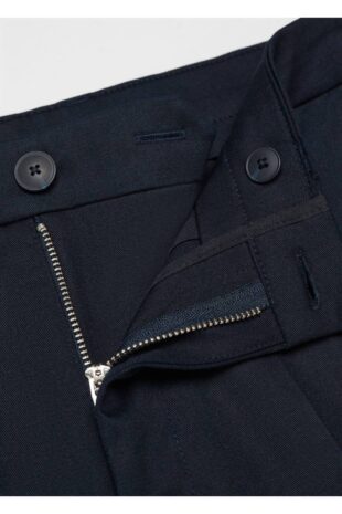 شلوار لاجورد فاق نرمال مردانه مانگو 67000657