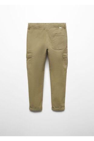 شلوار خاکی فاق نرمال پسرانه مانگو 67000670