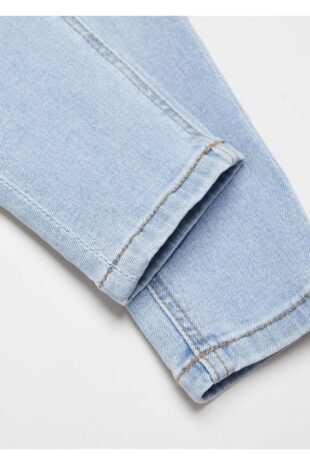 شلوارک آبی فاق نرمال دخترانه مانگو 67031010