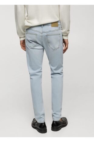 شلوارک آبی فاق نرمال مردانه مانگو 67010638