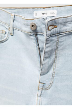 شلوارک آبی فاق نرمال مردانه مانگو 67010638