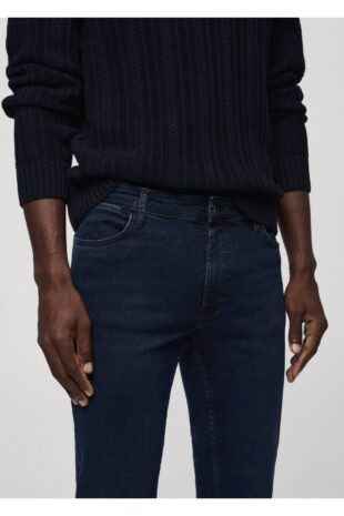 شلوارک لاجورد فاق نرمال مردانه مانگو 67032921