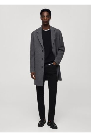 شلوارک سیاه فاق نرمال مردانه مانگو 67032922