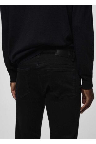 شلوارک سیاه فاق نرمال مردانه مانگو 67032922