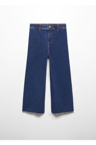 شلوارک آبی فاق نرمال دخترانه مانگو 67042913