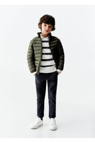 کاپشن خاکی پسرانه مانگو 67081009