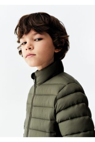 کاپشن خاکی پسرانه مانگو 67081009