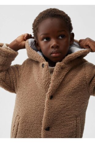 کت قهوه ای پسرانه مانگو 57049101