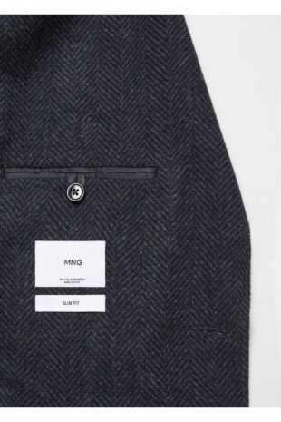 کت آبی مردانه مانگو 67020635